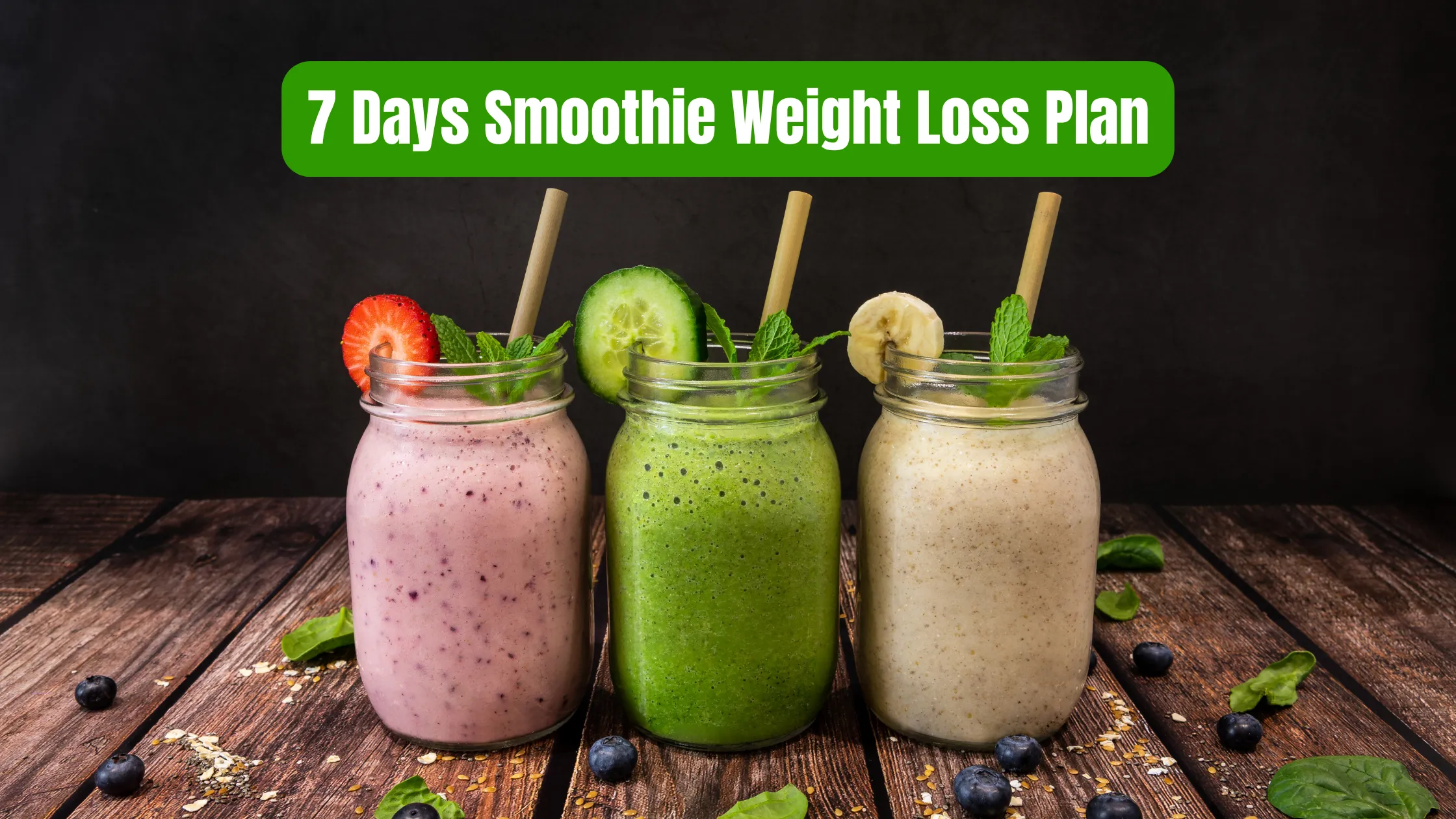 7 day smoothie weight loss diet plan